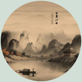 水墨风景画
