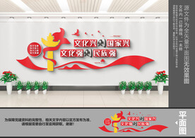 文化强国文化墙