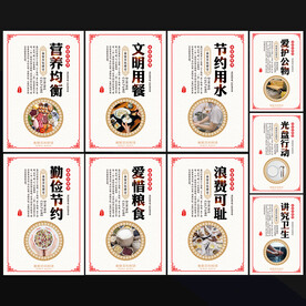 食堂文化海报