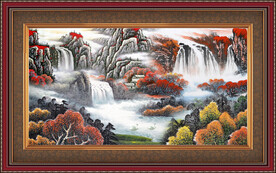  风景山水画