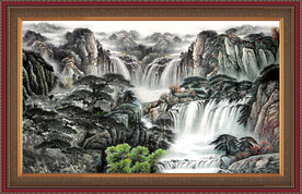  风景山水画 