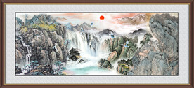  风景山水画 