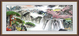  风景山水画 