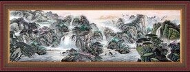  风景山水画 