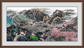 风水画 