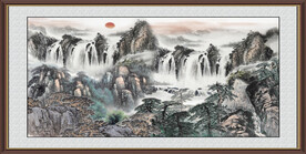 风水画 