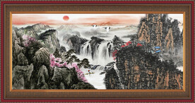风水画 