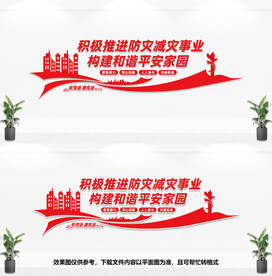 防灾减灾文化墙