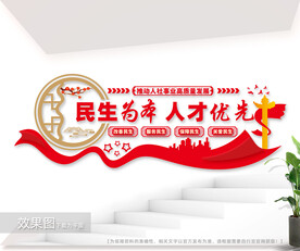 社会保障局文化墙图片