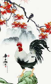 金鸡报喜