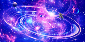 科技馆星空装饰画
