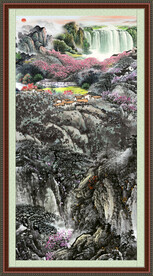 风水画 