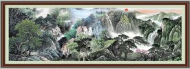 客厅山水画