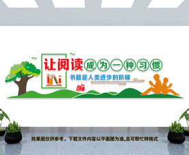 阅读室文化墙