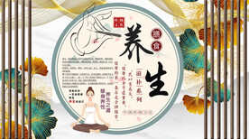 养生之道背景墙