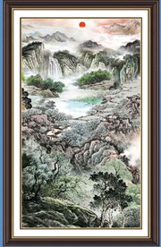 客厅山水