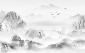 新中式背景墙