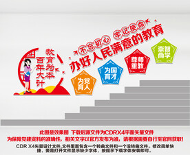 校园楼道文化墙