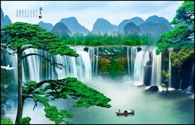 山水风景山水画
