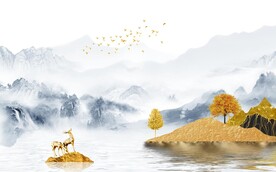 简约背景墙