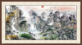 新中式山水画 