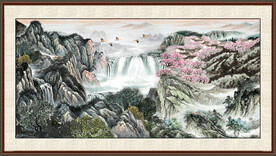 新中式山水画