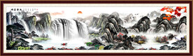 客厅山水画