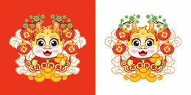 卡通龙