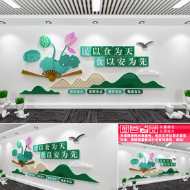食堂文化墙