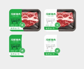 冷鲜猪肉包装标签