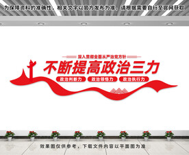 政治三力文化墙