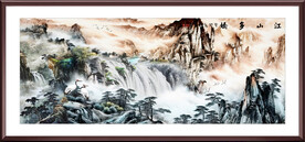 山水水墨风景
