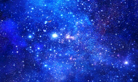 蓝色宇宙星空背景