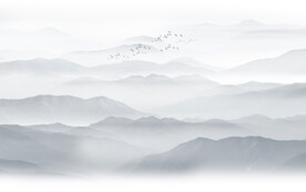 山水水墨图