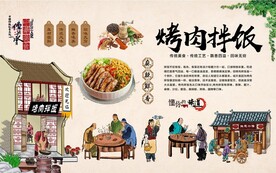 烤肉拌饭