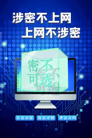 保密海报