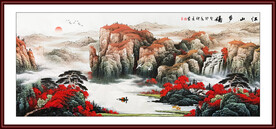 鸿运当头国画