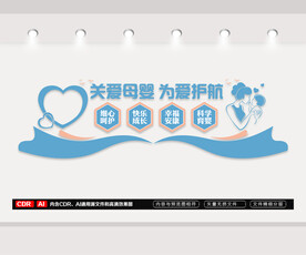 母婴文化墙