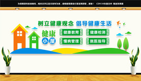 健康小屋文化墙