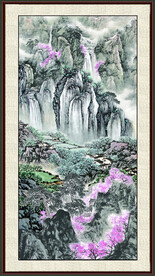 中国画山水画 