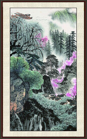 中国画山水画 