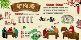 羊肉汤背景墙