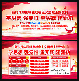 主题教育宣传栏