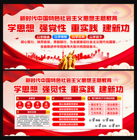 主题教育宣传栏