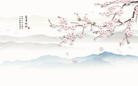 中式水墨山水