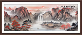 国画山水画
