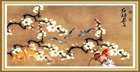 梅花花鸟