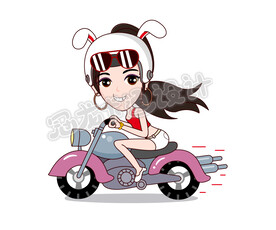 机车美女素材版