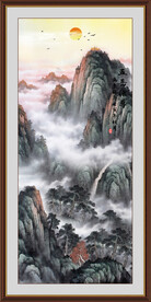 泰山日出玄关五岳独尊