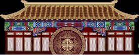 大气红色龙凤新中式婚礼舞台